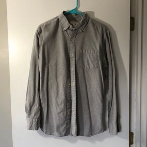 Sonoma Flannel Gray Casual Buttondown